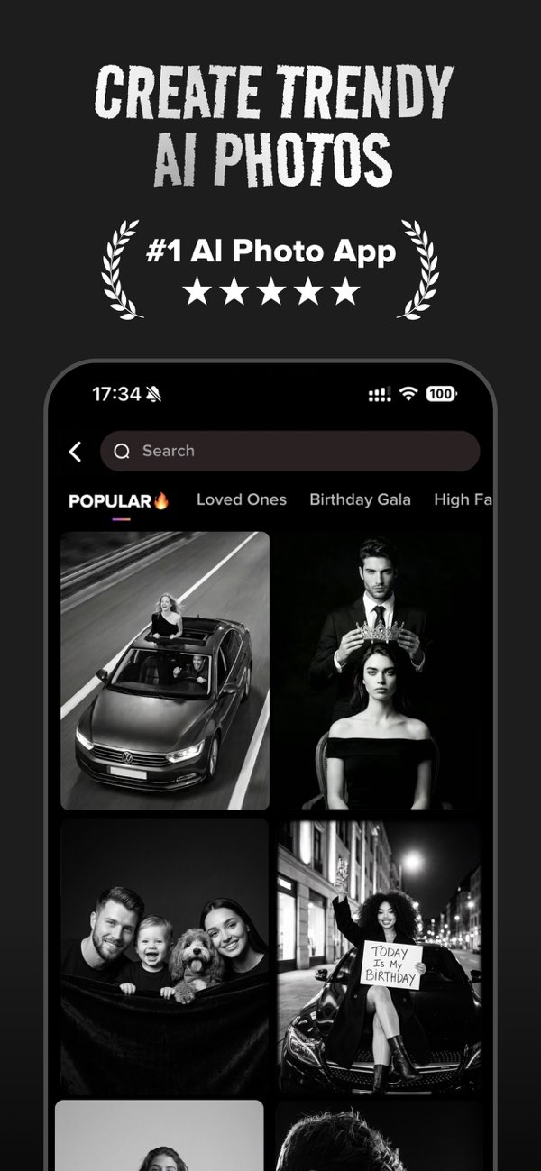 GoPhoto:AI Photo/Video Creator Resimleri
