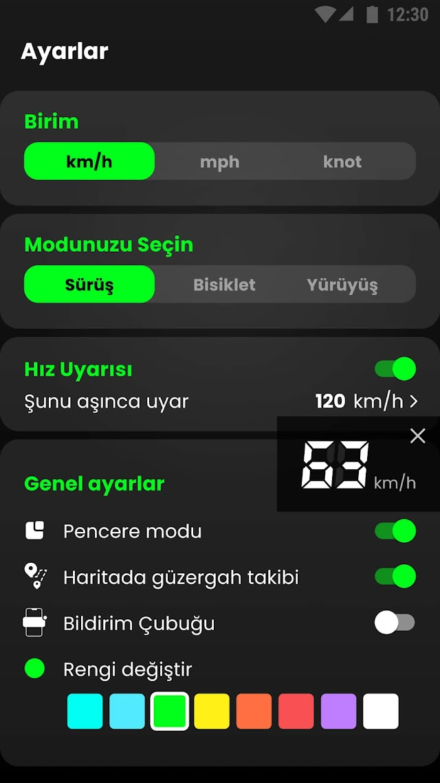Hız göstergesi & GPS Hız ölçer Resimleri