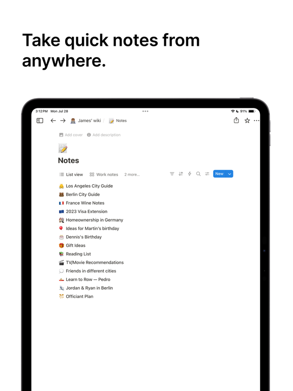 Notion: Notes, Tasks, AI Resimleri