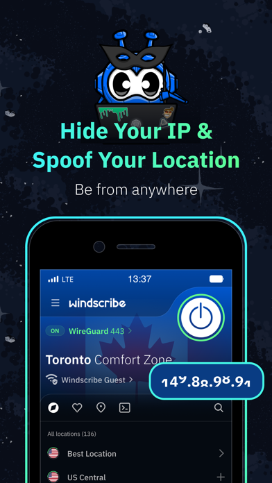 Windscribe VPN Resimleri