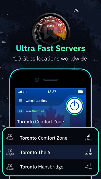 Windscribe VPN Resimleri