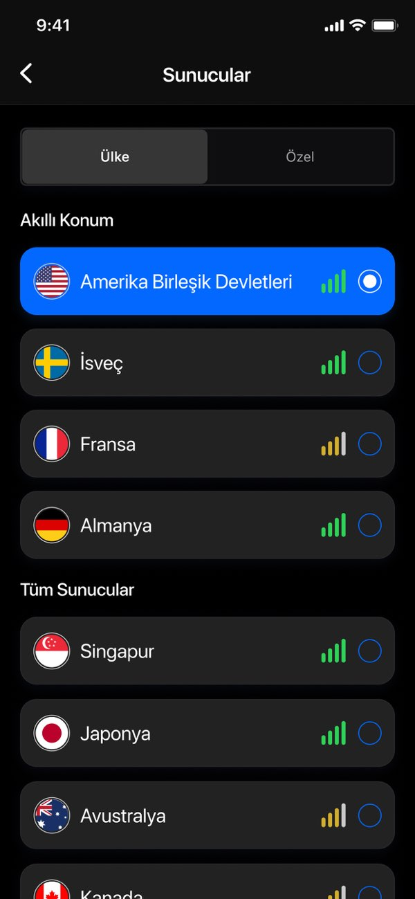 G�venli VPN & IP De�i�tirme Resimleri