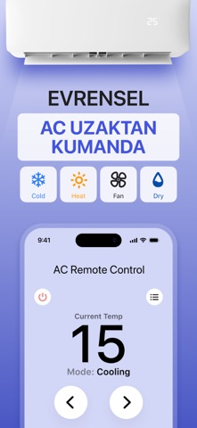 Evrensel Uzaktan Klima Kumanda Resimleri