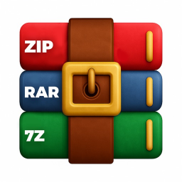 iPhone & iPad Zip, RAR, 7z Dosya ��kar�c� ikonu