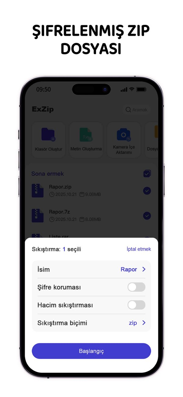 Zip, RAR, 7z Dosya Çıkarıcı Resimleri