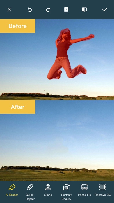 Photo Retouch-Nesne Silme Resimleri