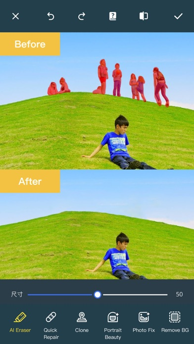 Photo Retouch-Nesne Silme Resimleri