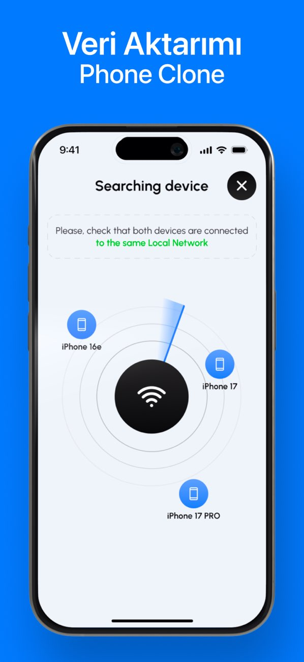 Smart Switch: Veri Aktarma Resimleri