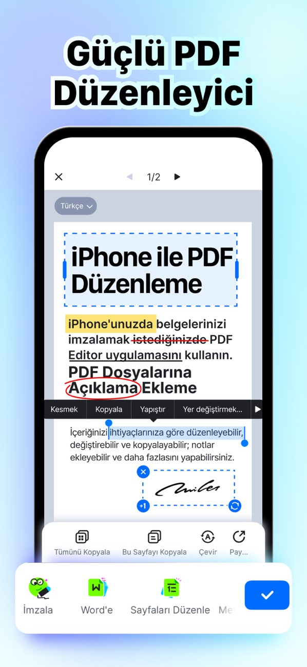 UniPDF: PDF D�n��t�r�c� Resimleri