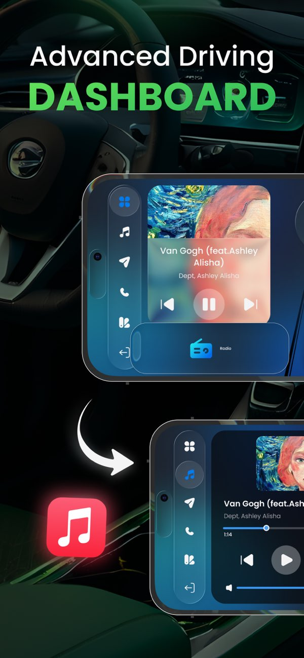 Car.Play Connect: Auto Sync Resimleri