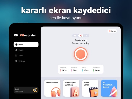 Ekran Kaydedici, V Recorder Resimleri