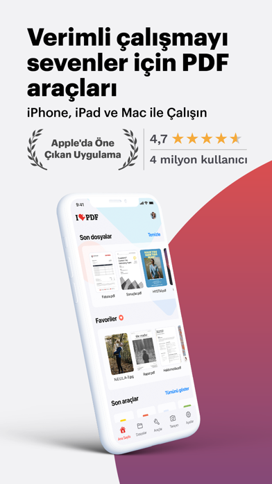 iLovePDF - PDF D�zenle ve Tara Resimleri