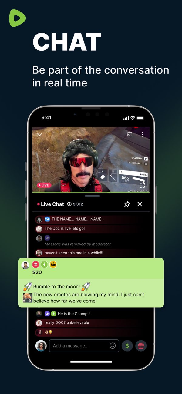 Rumble: Stream & Watch Videos Resimleri