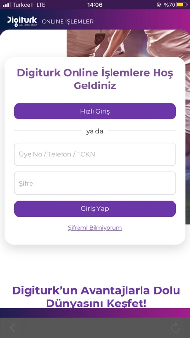 Digiturk Online İşlemler Resimleri