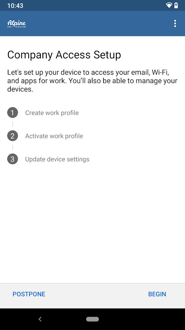 Intune Şirket Portalı Resimleri