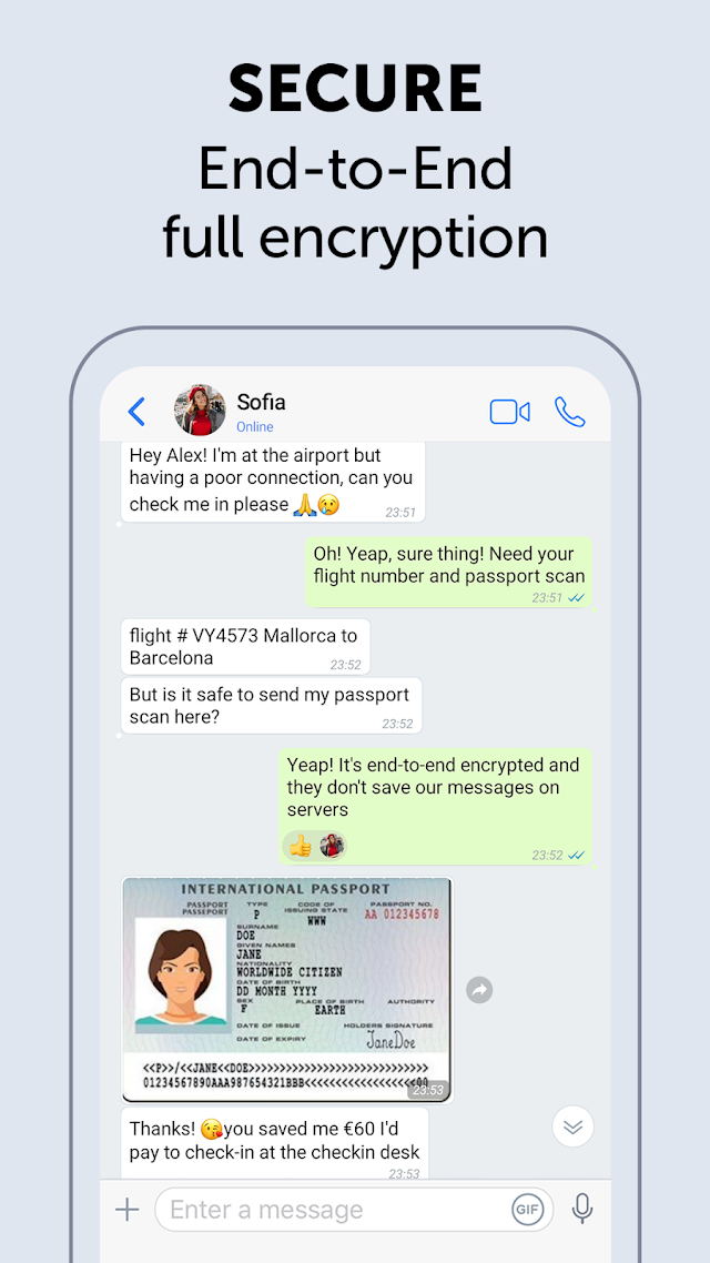 Zangi - Private Messenger Resimleri