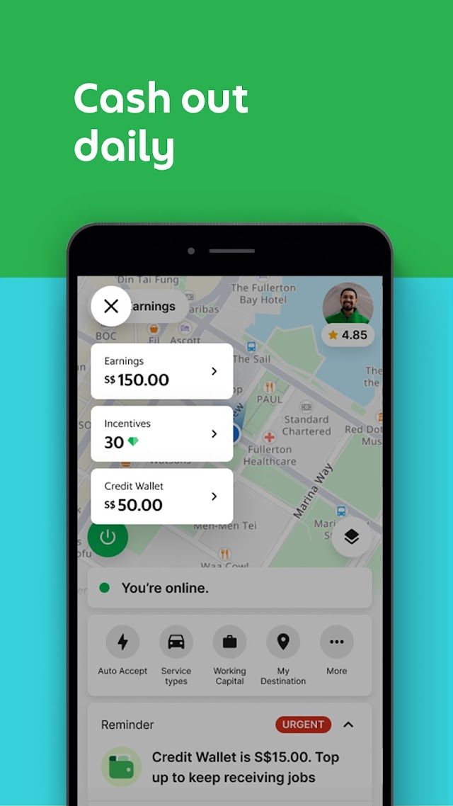 Grab Driver: App for Partners Resimleri