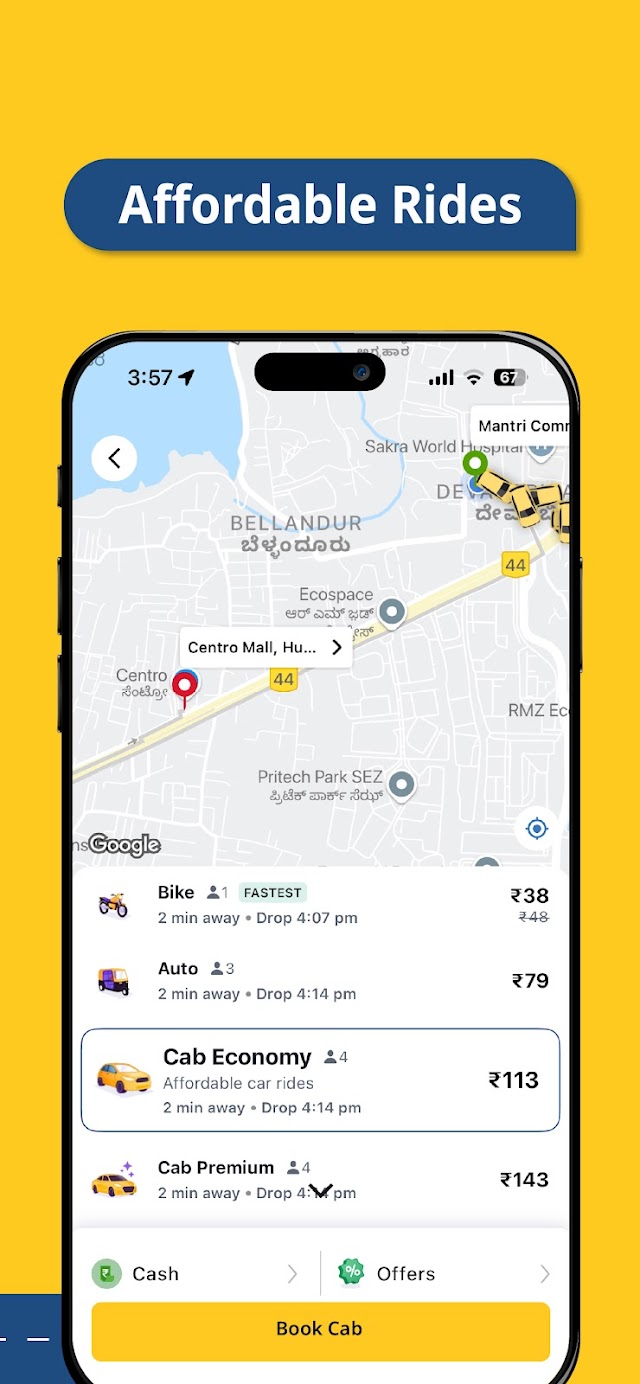 Rapido: Bike-Taxi, Auto & Cabs Resimleri