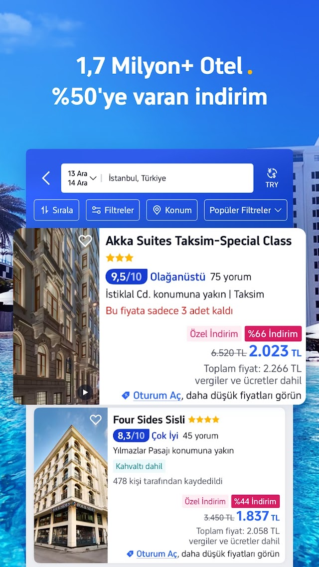 Trip.com: Uçak, Otel, Tren Resimleri