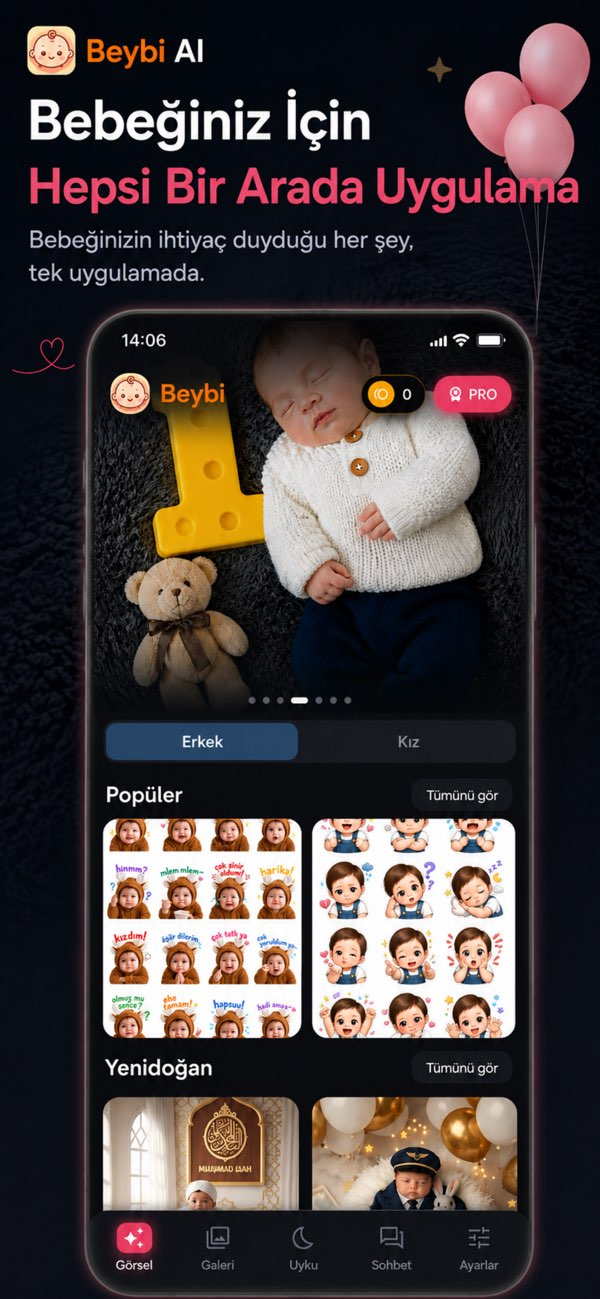 Beybi AI: Bebek Fotoğraf Çekim Resimleri