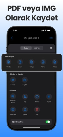 Scanner App - PDF & Belge Tara Resimleri