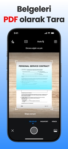 Scanner App - PDF & Belge Tara Resimleri