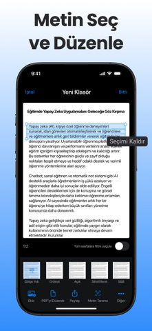 Scanner App - PDF & Belge Tara Resimleri