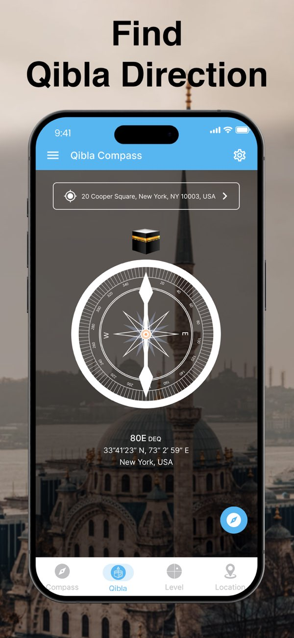 Compass App - Qibla finder Resimleri