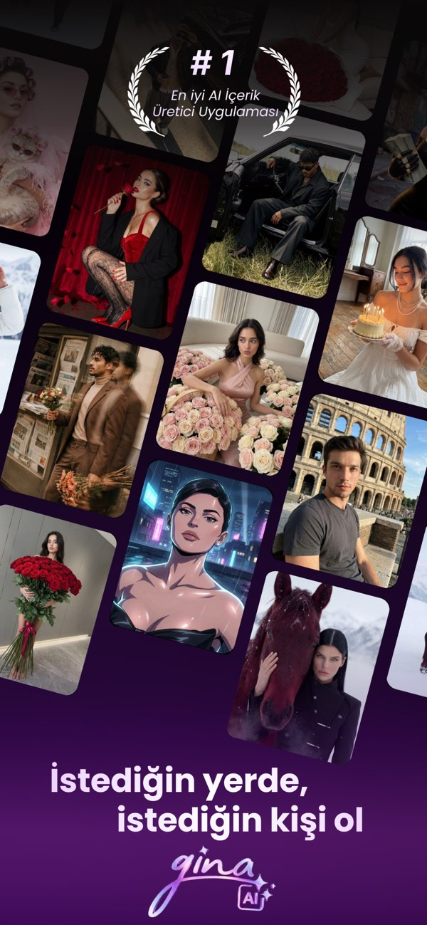 Gina AI - Foto & Video Olu�tur Resimleri