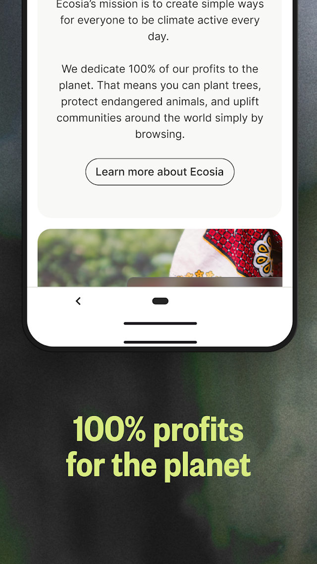 Ecosia: Search to plant trees Resimleri