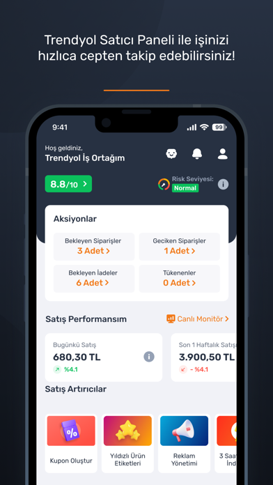 Trendyol Sat�c� Paneli Resimleri