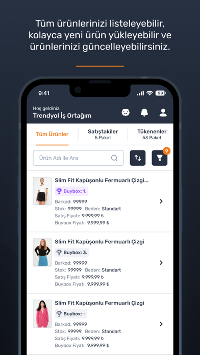 Trendyol Sat�c� Paneli Resimleri