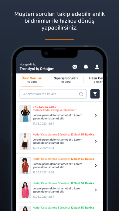Trendyol Sat�c� Paneli Resimleri