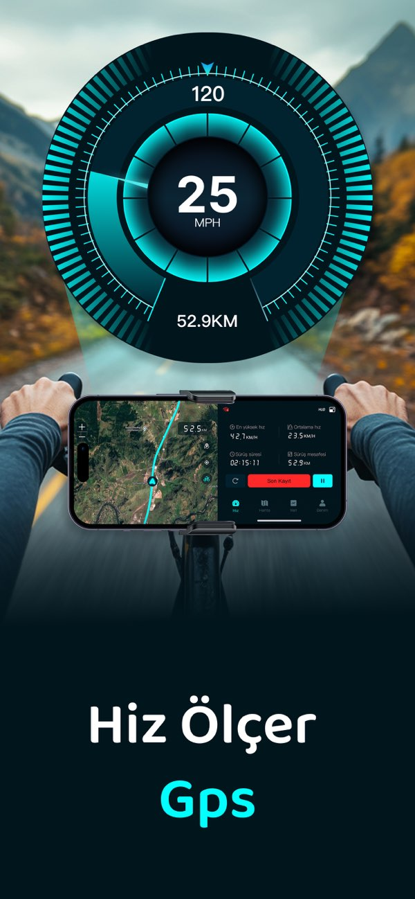 H�z �l�er GPS: Speedometer GPS Resimleri