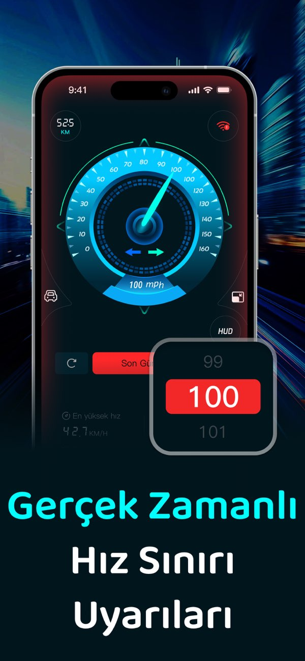 H�z �l�er GPS: Speedometer GPS Resimleri