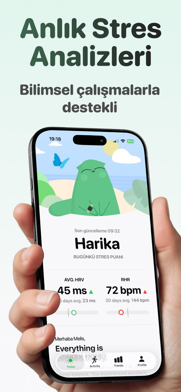 Welldo: AI Stres Takibi Resimleri