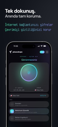 PlanckVPN: Kayıt Tutmaz, Hızlı Resimleri
