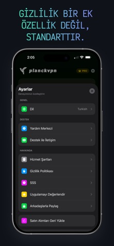 PlanckVPN: Kayıt Tutmaz, Hızlı Resimleri