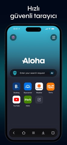 Aloha Browser – Private VPN Resimleri