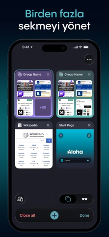 Aloha Browser – Private VPN Resimleri
