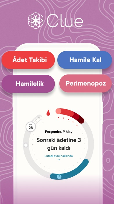 Clue Regl ve Hamilelik Takvimi Resimleri