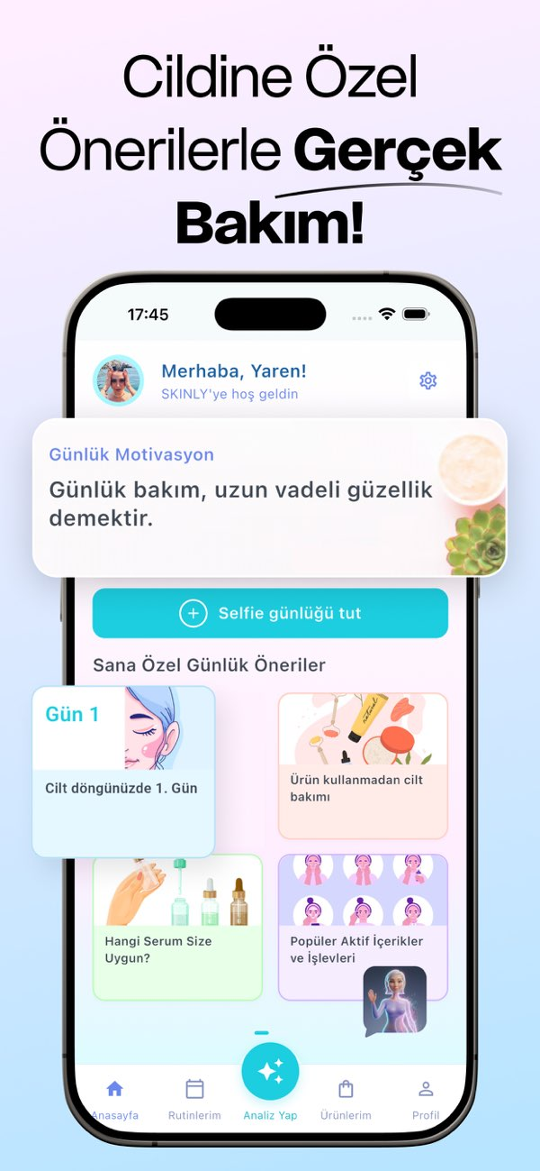 Klaris -AI Cilt Bakım Asistanı Resimleri