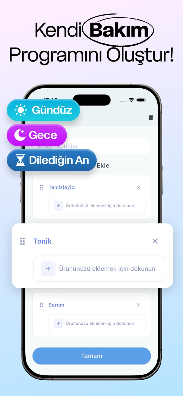 Klaris -AI Cilt Bakım Asistanı Resimleri