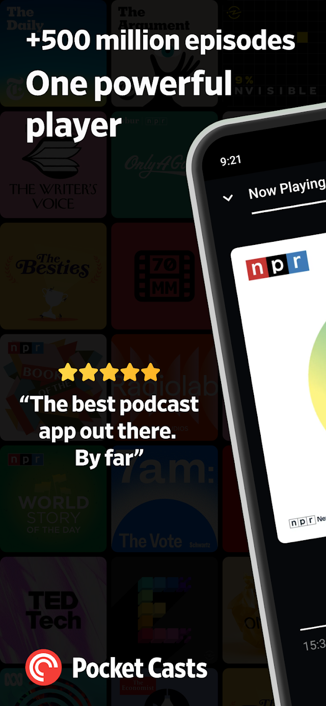 Pocket Casts - Podcast App Resimleri