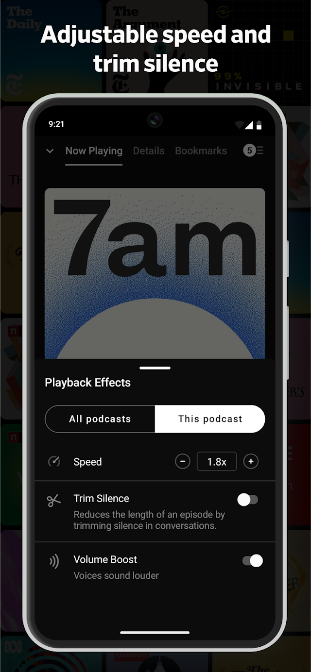 Pocket Casts - Podcast App Resimleri