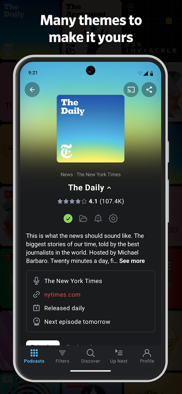 Pocket Casts - Podcast App Resimleri