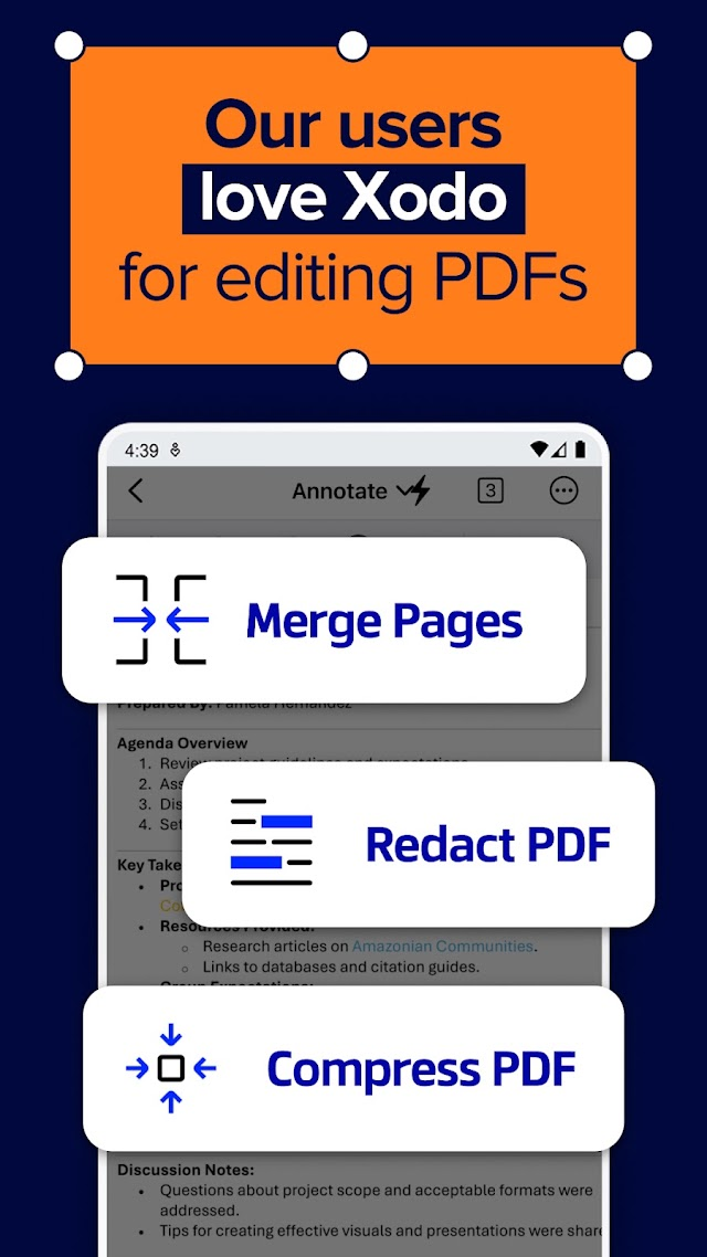 PDF Reader & Editor: Xodo Resimleri