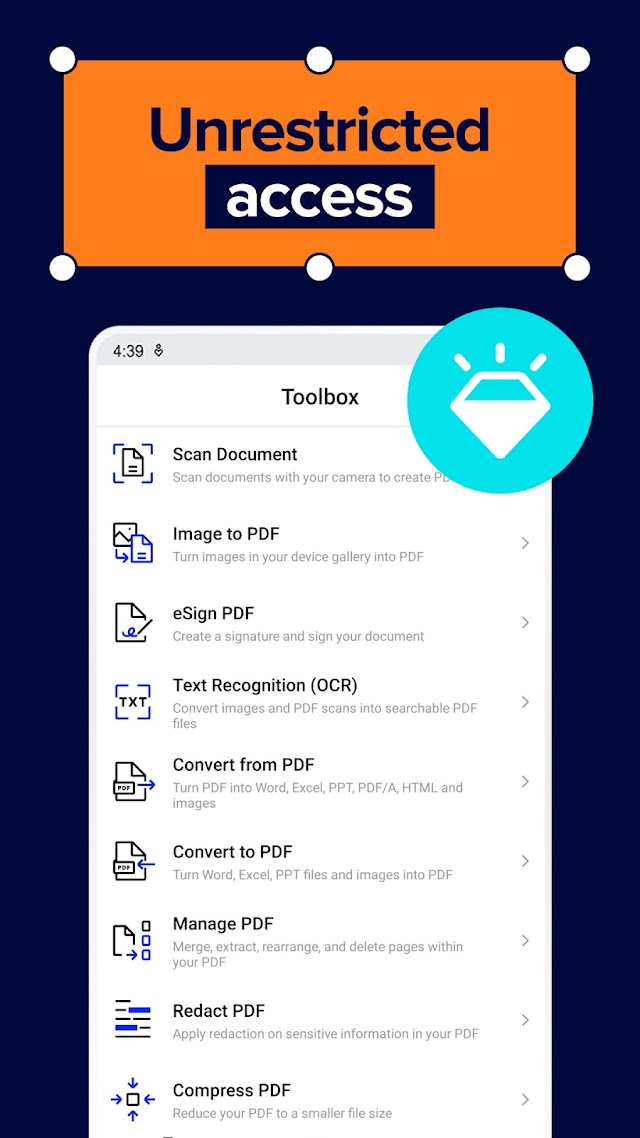 PDF Reader & Editor: Xodo Resimleri
