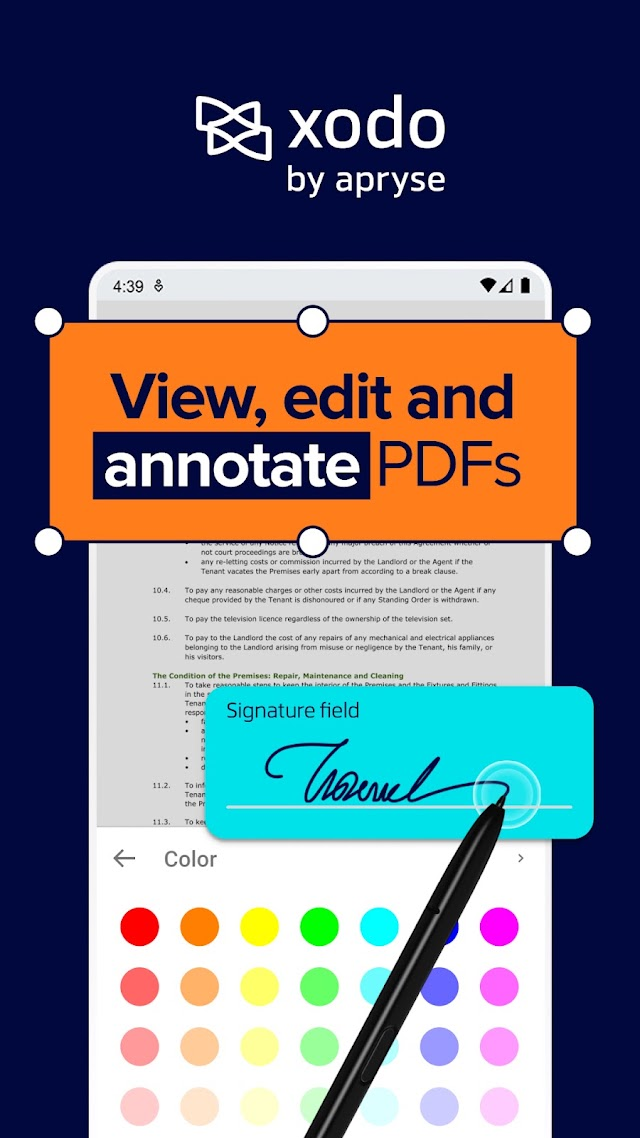 PDF Reader & Editor: Xodo Resimleri