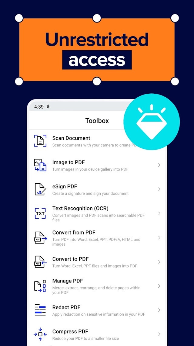 PDF Reader & Editor: Xodo Resimleri
